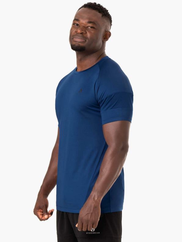 Ryderwear Action Mesh T-Shirt Blue Men Clothing 4Z2T1219