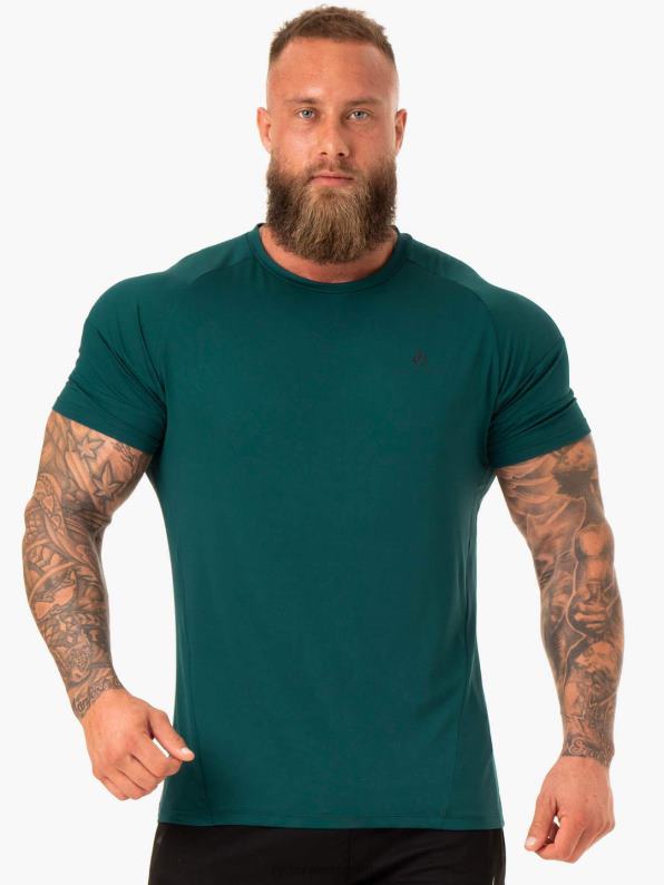 Ryderwear Action Mesh T-Shirt Emerald Men Clothing 4Z2T1218