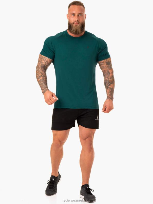Ryderwear Action Mesh T-Shirt Emerald Men Clothing 4Z2T1218