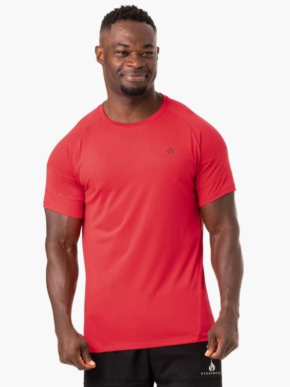 Ryderwear Action Mesh T-Shirt Red Men Clothing 4Z2T1217