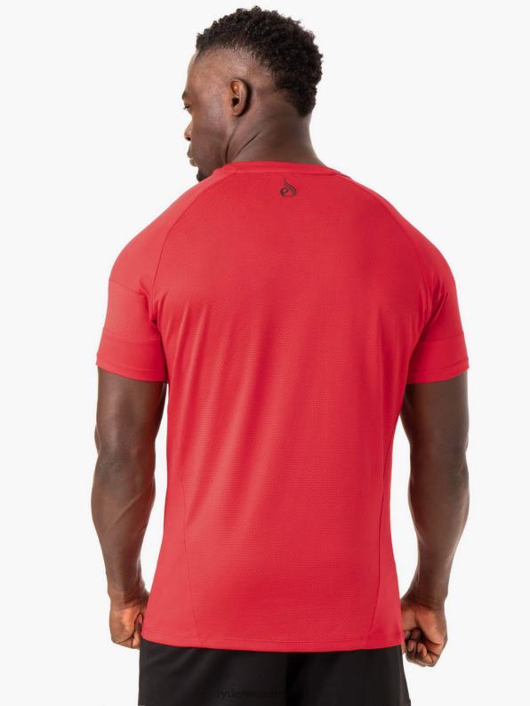 Ryderwear Action Mesh T-Shirt Red Men Clothing 4Z2T1217