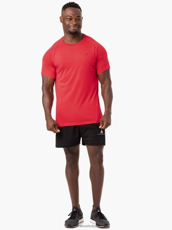 Ryderwear Action Mesh T-Shirt Red Men Clothing 4Z2T1217