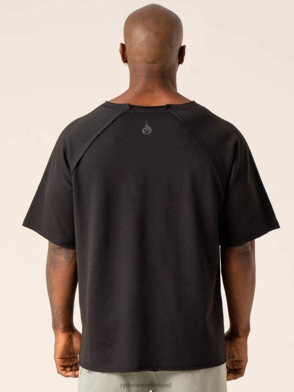 Ryderwear Advance Fleece Rag Top Black Men Clothing 4Z2T1262