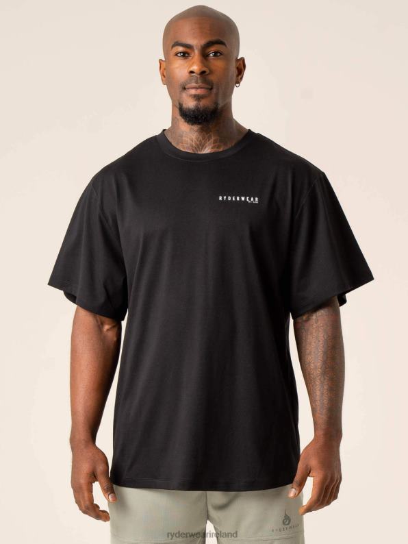 Ryderwear Advance Oversized T-Shirt Black Men Clothing 4Z2T1270