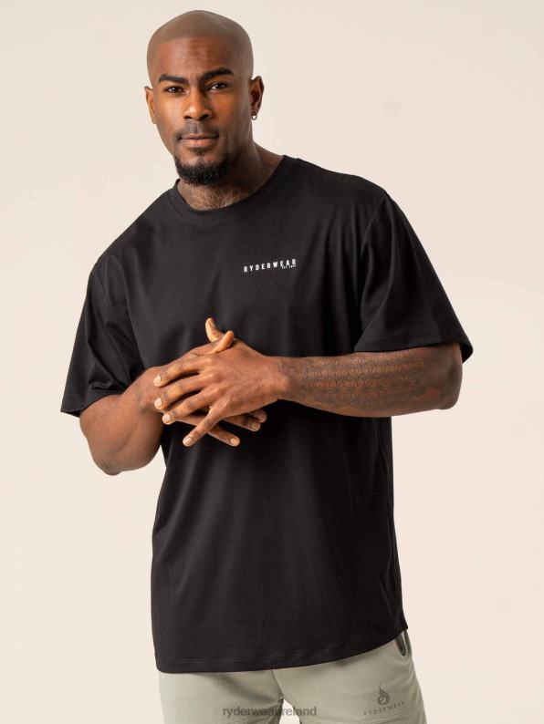 Ryderwear Advance Oversized T-Shirt Black Men Clothing 4Z2T1270