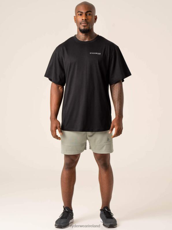 Ryderwear Advance Oversized T-Shirt Black Men Clothing 4Z2T1270