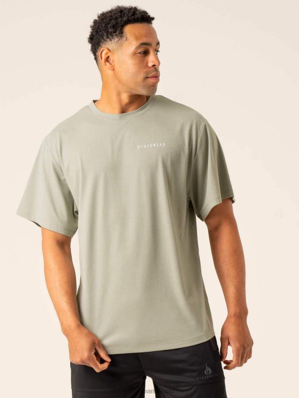Ryderwear Advance Oversized T-Shirt Sage Men Clothing 4Z2T1272