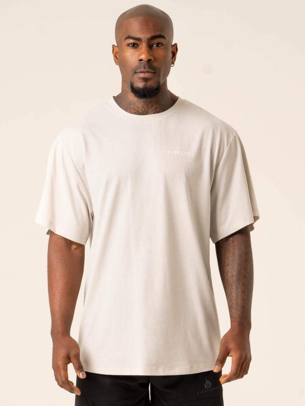 Ryderwear Advance Oversized T-Shirt Stone Men Clothing 4Z2T1271