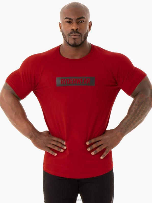 Ryderwear Base T-Shirt Red Men Clothing 4Z2T1213