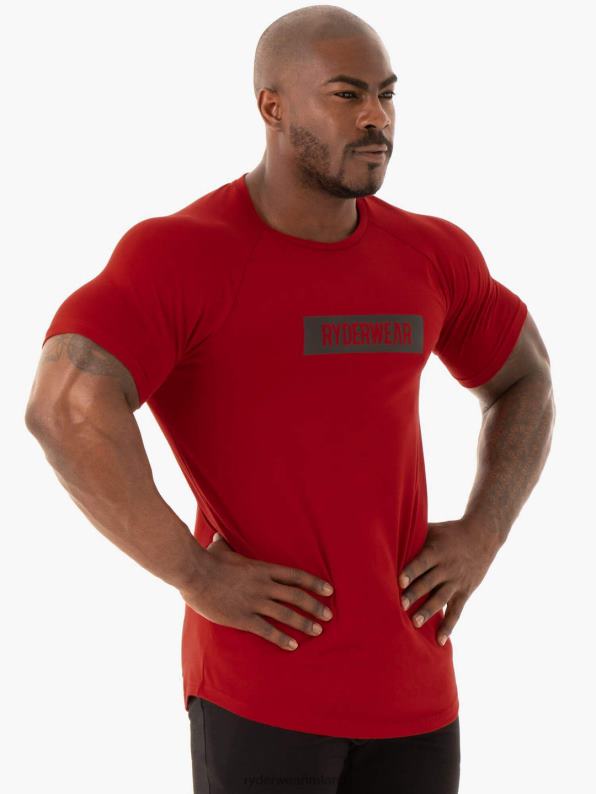 Ryderwear Base T-Shirt Red Men Clothing 4Z2T1213