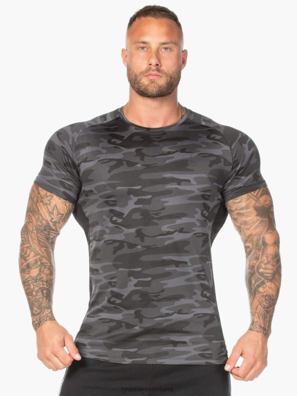 Ryderwear Camo Mesh T-Shirt Black Camo Men Clothing 4Z2T1205