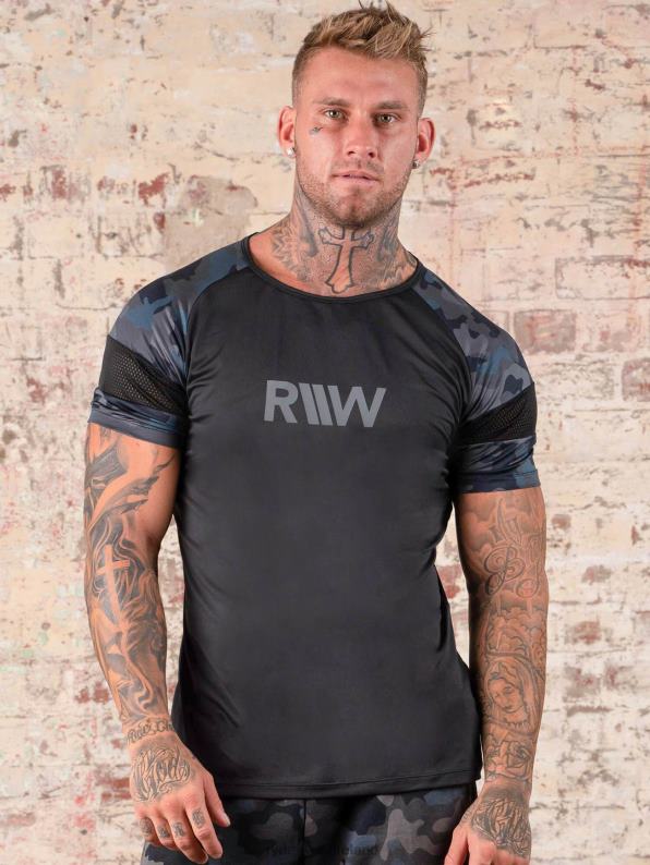 Ryderwear Camo T-Shirt Black/Camo Men Clothing 4Z2T1203