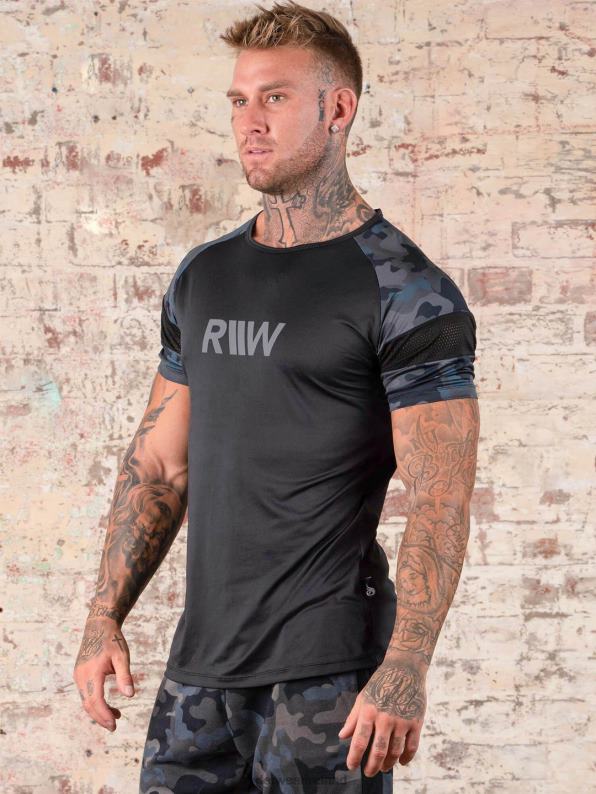 Ryderwear Camo T-Shirt Black/Camo Men Clothing 4Z2T1203