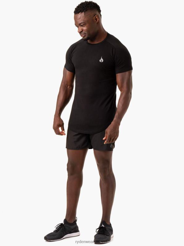 Ryderwear Critical T-Shirt Black Men Clothing 4Z2T1215