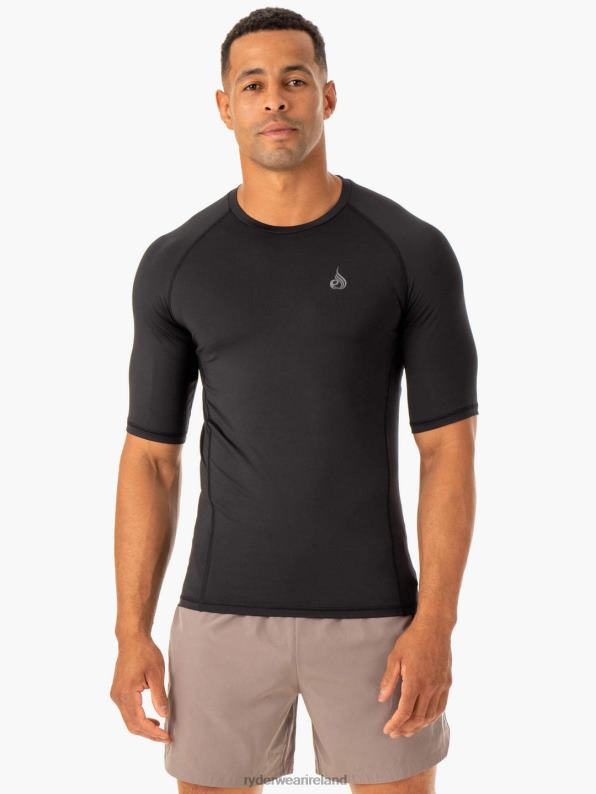 Ryderwear Division Base Layer T-Shirt Black Men Clothing 4Z2T1241