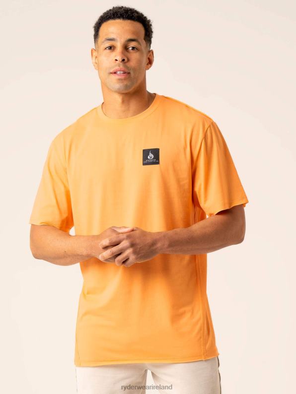 Ryderwear Dynamic Oversized T-Shirt Orange Sherbet Men Clothing 4Z2T1268