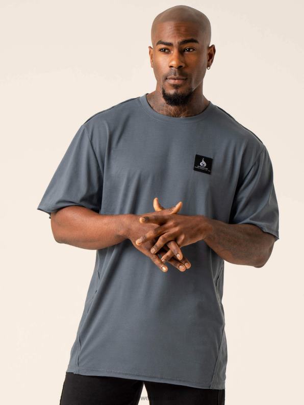 Ryderwear Dynamic Oversized T-Shirt Petrol Men Clothing 4Z2T1267