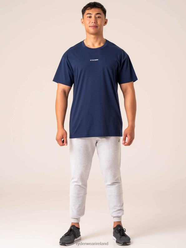 Ryderwear Emerge Oversized T-Shirt Navy Men Clothing 4Z2T1282