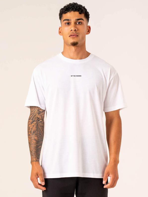 Ryderwear Emerge Oversized T-Shirt White Men Clothing 4Z2T1284
