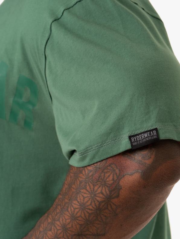 Ryderwear Force Oversized T-Shirt Green Men Clothing 4Z2T1223
