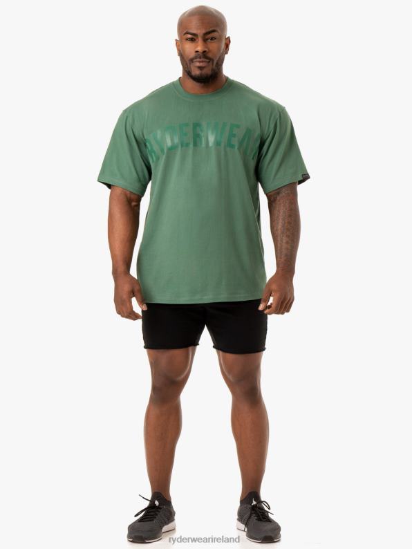 Ryderwear Force Oversized T-Shirt Green Men Clothing 4Z2T1223