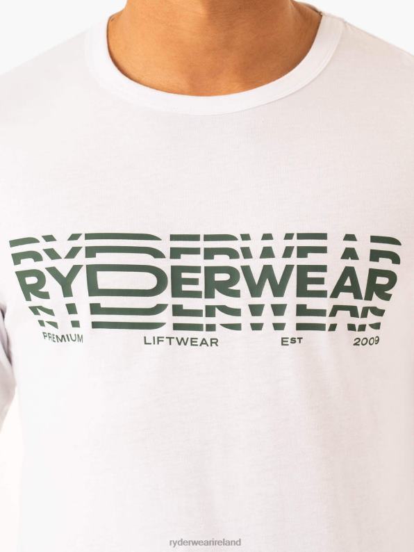 Ryderwear Graphic Long Sleeve T-Shirt White Men Clothing 4Z2T1251