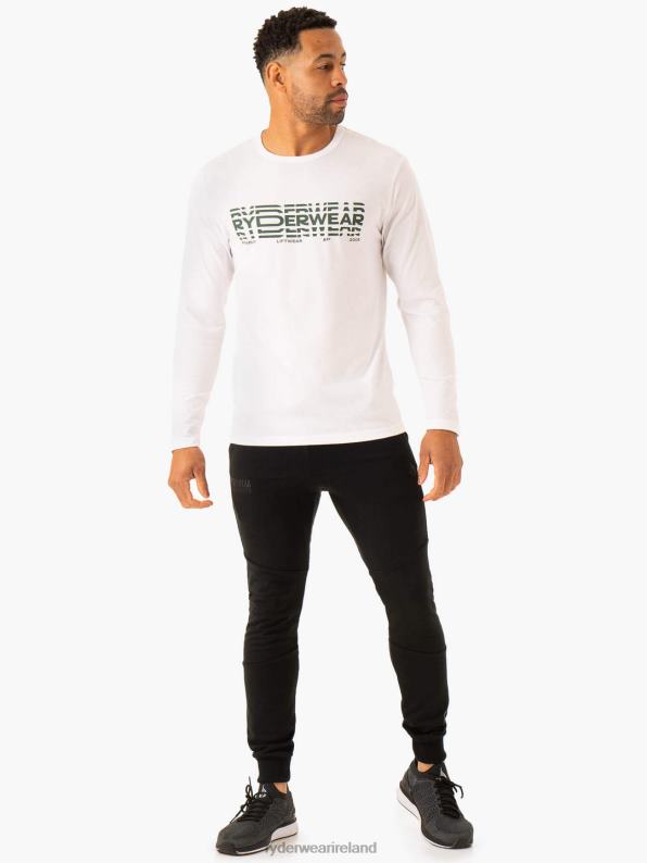 Ryderwear Graphic Long Sleeve T-Shirt White Men Clothing 4Z2T1251