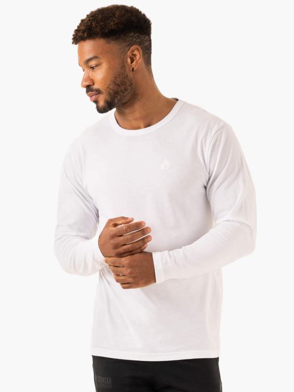 Ryderwear Lift Long Sleeve T-Shirt White Men Clothing 4Z2T1249