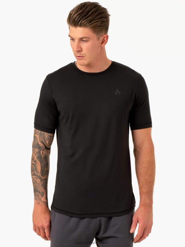 Ryderwear Optimal Mesh T-Shirt Black Men Clothing 4Z2T1225