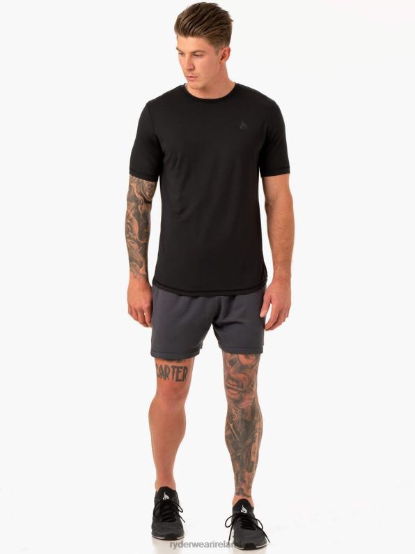 Ryderwear Optimal Mesh T-Shirt Black Men Clothing 4Z2T1225