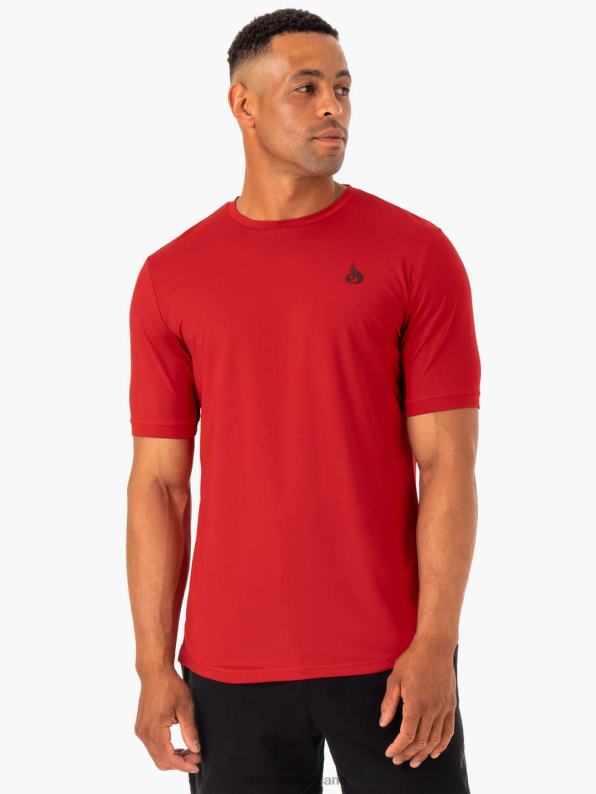 Ryderwear Optimal Mesh T-Shirt Red Men Clothing 4Z2T1226