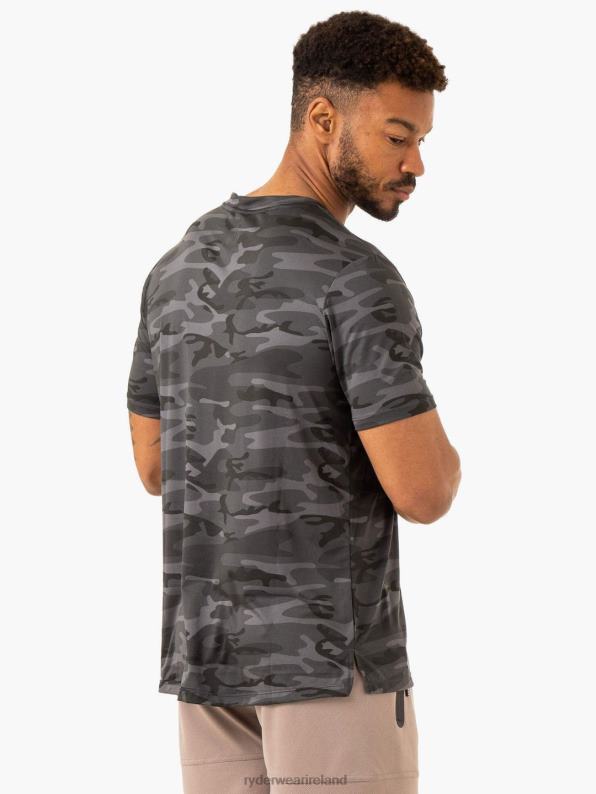 Ryderwear Overdrive T-Shirt Black Camo Men Clothing 4Z2T1254