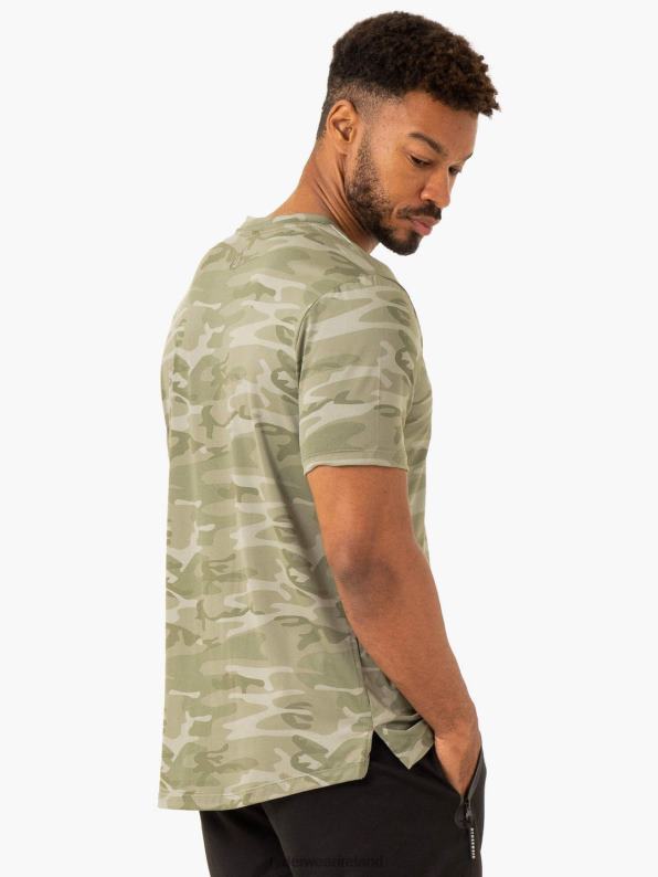 Ryderwear Overdrive T-Shirt Sage Green Camo Men Clothing 4Z2T1255