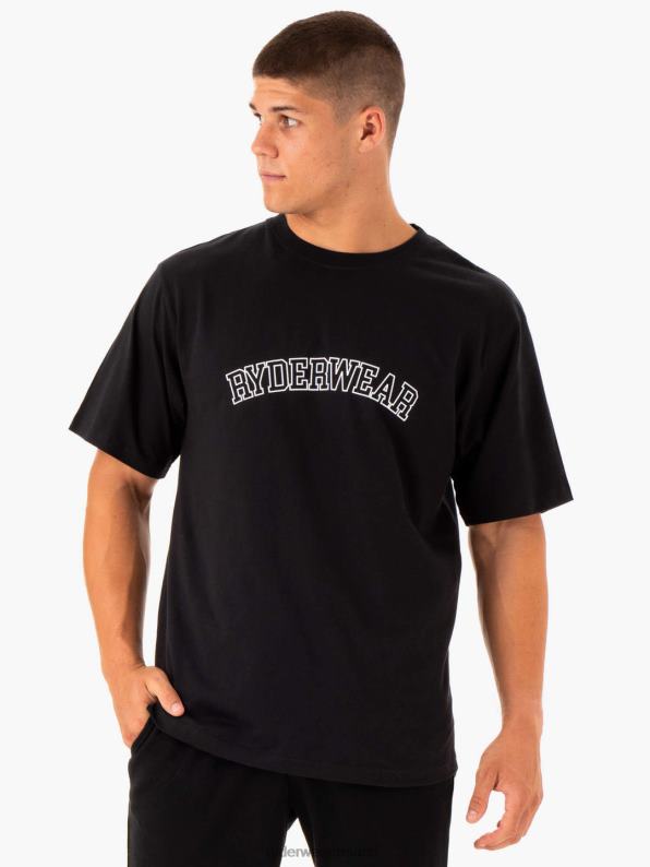 Ryderwear Oversized T-Shirt Black Men Clothing 4Z2T1230