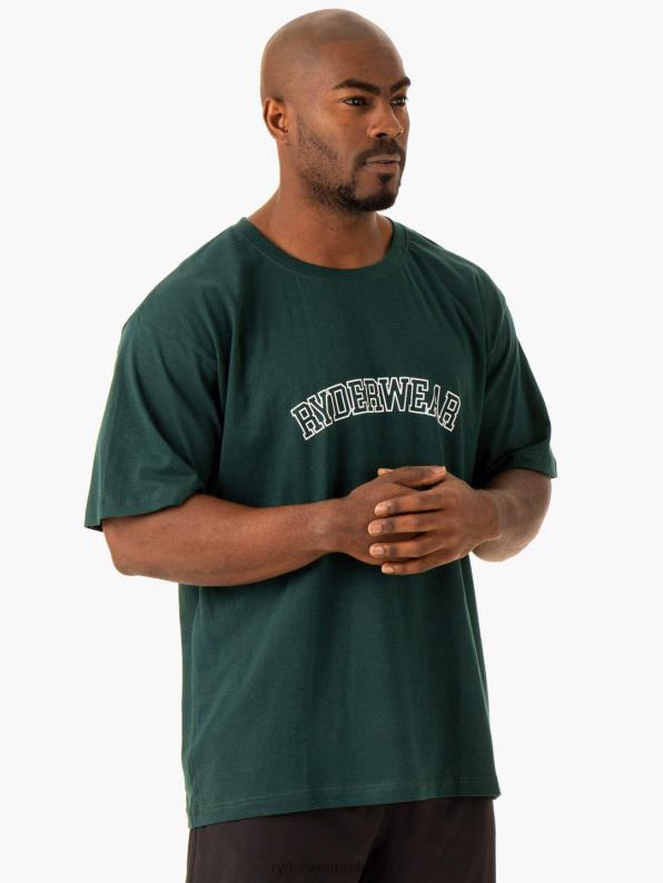 Ryderwear Oversized T-Shirt Bottle Green Men Clothing 4Z2T1233