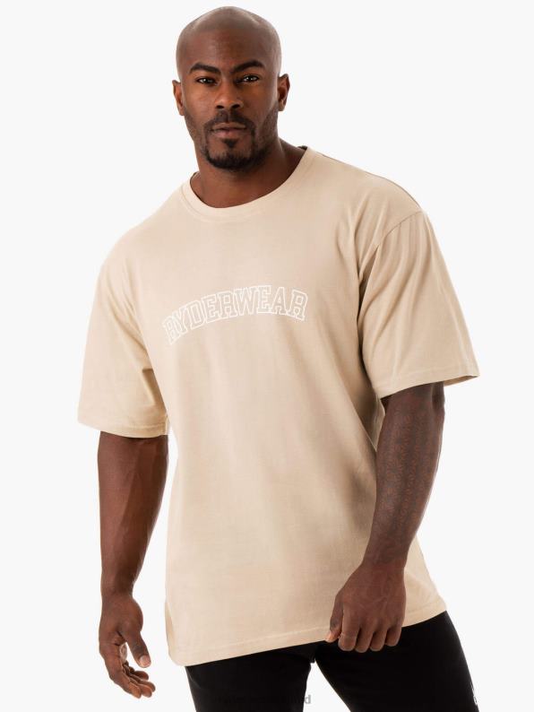 Ryderwear Oversized T-Shirt Sandstone Men Clothing 4Z2T1231