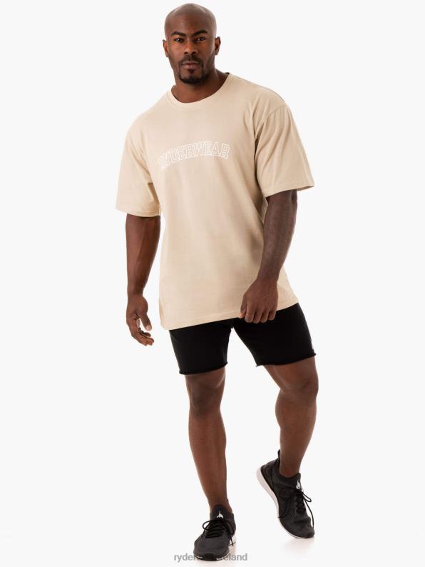 Ryderwear Oversized T-Shirt Sandstone Men Clothing 4Z2T1231