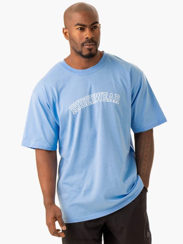 Ryderwear Oversized T-Shirt Sky Blue Men Clothing 4Z2T1237