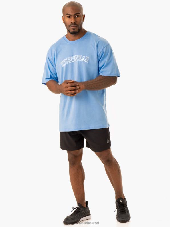 Ryderwear Oversized T-Shirt Sky Blue Men Clothing 4Z2T1237