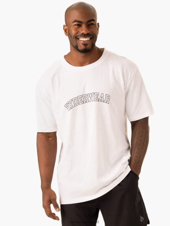 Ryderwear Oversized T-Shirt White Men Clothing 4Z2T1232