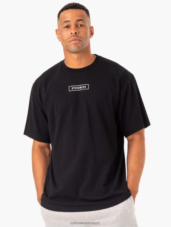Ryderwear Recharge T-Shirt Black Men Clothing 4Z2T1228