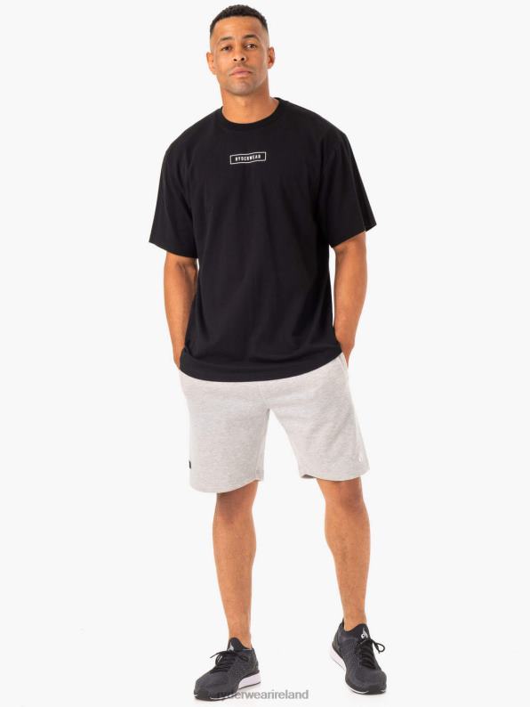 Ryderwear Recharge T-Shirt Black Men Clothing 4Z2T1228