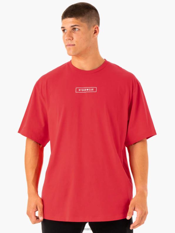 Ryderwear Recharge T-Shirt Red Men Clothing 4Z2T1229