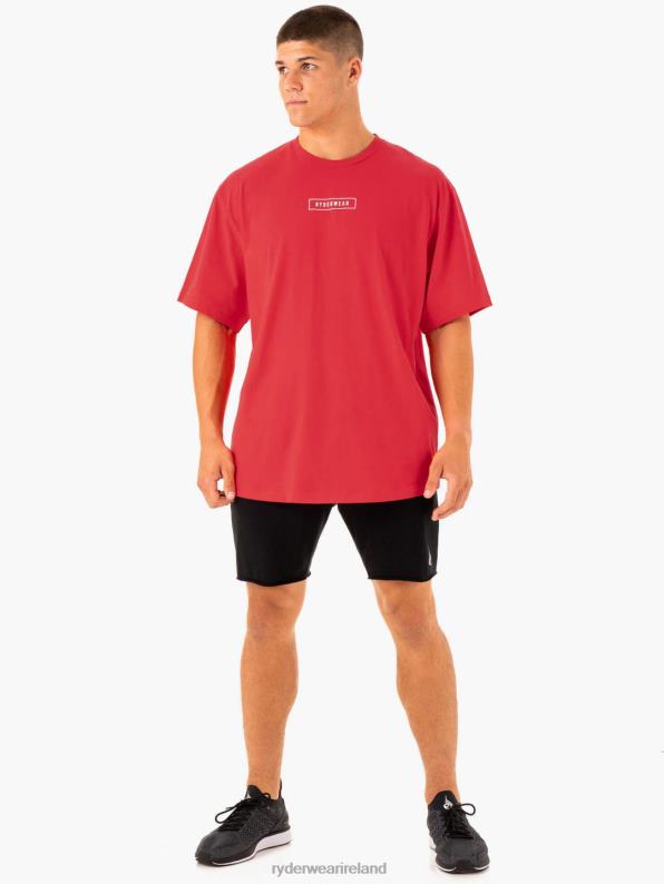 Ryderwear Recharge T-Shirt Red Men Clothing 4Z2T1229