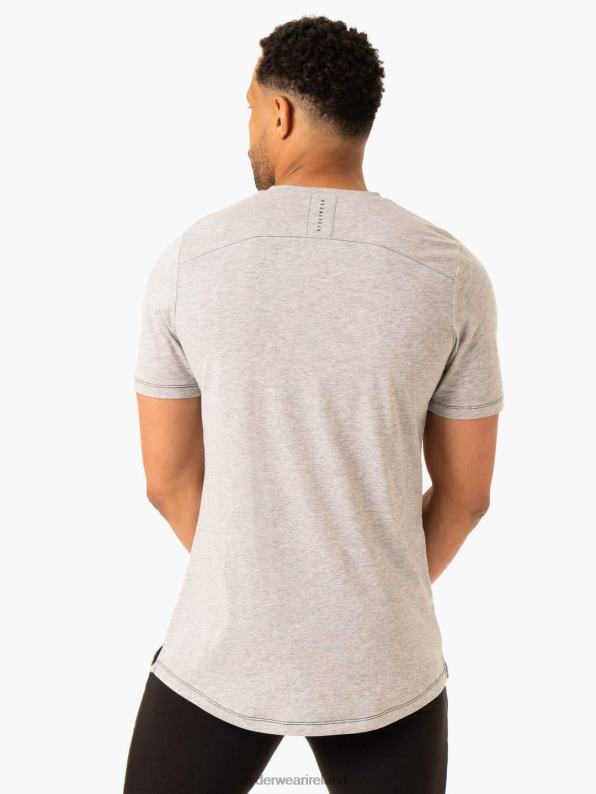Ryderwear Vital T-Shirt Grey Marl Men Clothing 4Z2T1258