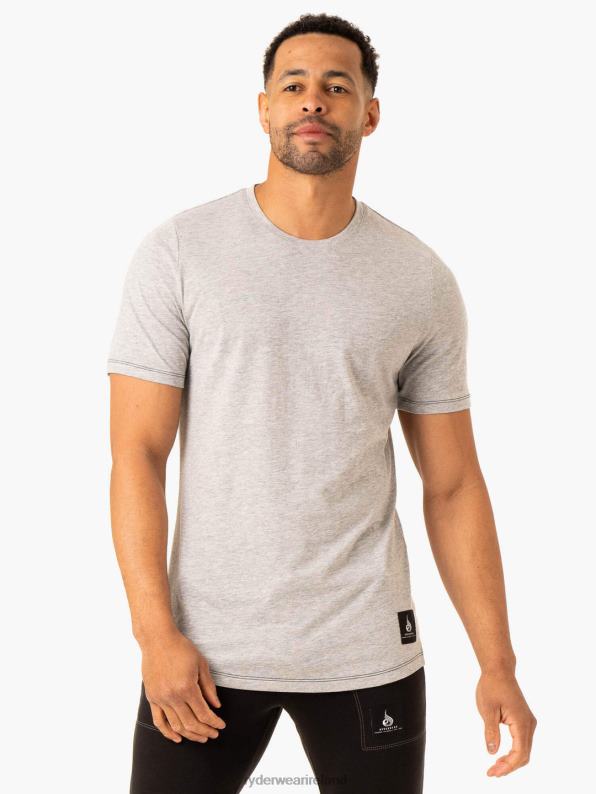 Ryderwear Vital T-Shirt Grey Marl Men Clothing 4Z2T1258