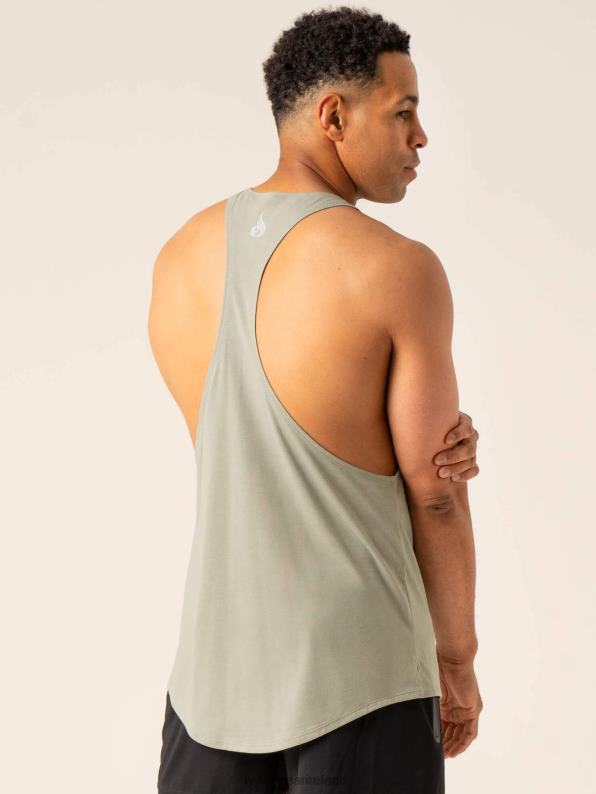 Ryderwear Advance Stringer T-Back Sage Men Clothing 4Z2T1301