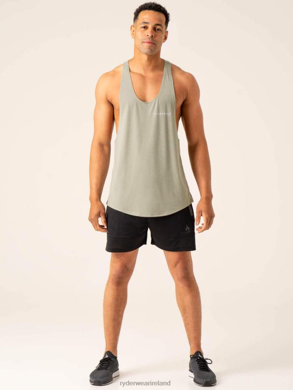 Ryderwear Advance Stringer T-Back Sage Men Clothing 4Z2T1301