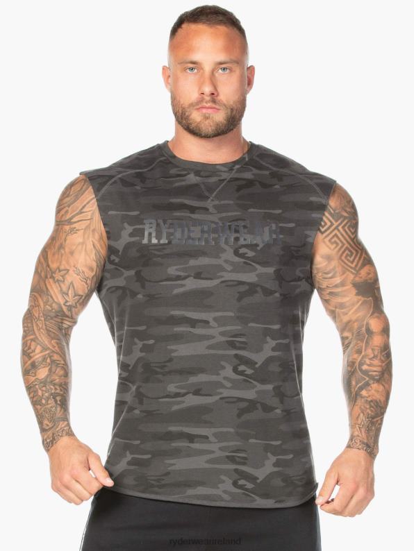 Ryderwear Camo Fleece Tank Black Camo Men Clothing 4Z2T1351