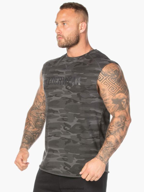 Ryderwear Camo Fleece Tank Black Camo Men Clothing 4Z2T1351
